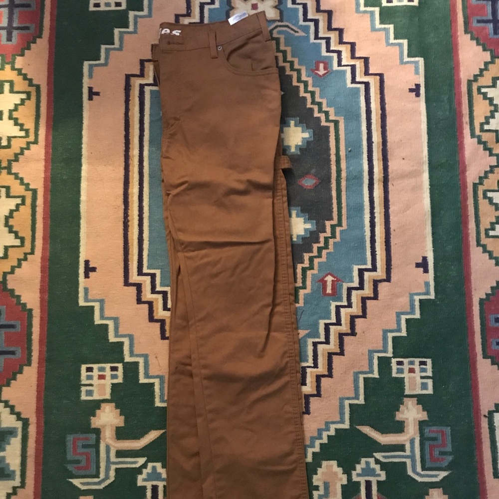 Men’s dickies slim pants brown
